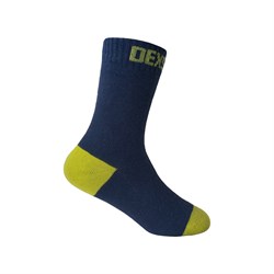 Водонепроницаемые носки детские DexShell Ultra Thin Children Socks M (18-20 см), черный/желтый - фото 102704