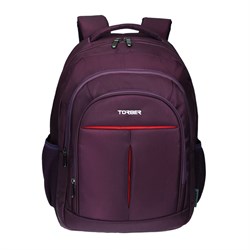 Рюкзак TORBER FORGRAD с отделением для ноутбука 15", пурпурный, полиэстер, 46 х 32 x 13 см - фото 103745