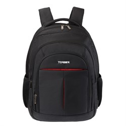 Рюкзак TORBER FORGRAD с отделением для ноутбука 15", чёрный, полиэстер, 46 х 32 x 13 см - фото 103765