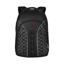 Рюкзак WENGER Sun 16'', черный со светоотражающим принтом, полиэстер, 35x27x47 см, 27 л - фото 104867