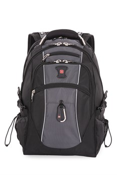 Рюкзак SWISSGEAR, 15”, чёрный/серый, полиэстер 900D/420D/М2 добби, 34x23x48 см, 38 л - фото 110292