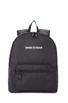 Рюкзак SWISSGEAR складной, черный, полиэстер, 33,5 х 15,5 x 40 см, 21 л - фото 110383