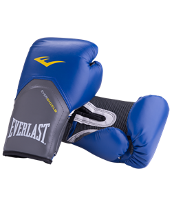 Перчатки боксерские Pro Style Elite 2212E, 12oz, к/з, синие - фото 45200