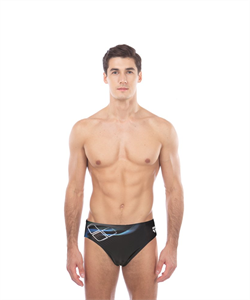 Плавки мужские Briza Brief Black/Pix Blue, 001751 581 - фото 56885