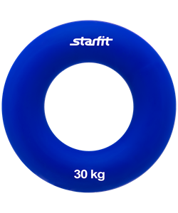 Эспандер кистевой ES-404 "Кольцо", диаметр 8,8 см, 30 кг, тёмно-синий - фото 59363