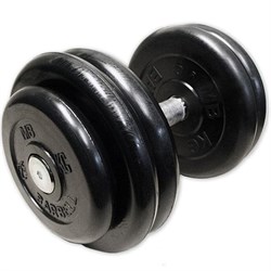 Гантель (1 шт) 28,5 кг в оболочке Mb Barbell - фото 77033