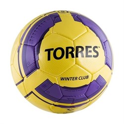 Мяч футбольный Torres Winter Club Yellow арт.F30045YEL р.5 - фото 77679