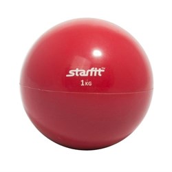 Медбол Starfit GB-703 1 кг красный - фото 83635