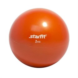 Медбол Starfit GB-703 2 кг оранжевый - фото 83636