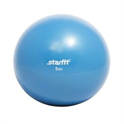 Медбол Starfit GB-703 5 кг синий - фото 83639