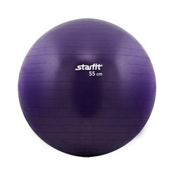 Мяч гимнастический Starfit GB-101 55 см антивзрыв, фиолетовый - фото 83786