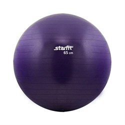 Мяч гимнастический Starfit GB-101 65 см антивзрыв, фиолетовый - фото 83789