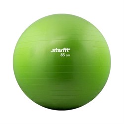 Мяч гимнастический Starfit GB-101 85 см антивзрыв, зеленый - фото 83794