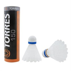 Воланы для бадминтона Torres 150 (Нейлон) арт. BD-108 уп. 6шт - фото 85228