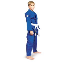 Кимоно для дзюдо Green Hill Junior JSJ-10227-2 р.2 (Синий, р. 2/150) - фото 85822