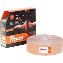 Тейп кинезиологический Tmax 32m Extra Sticky Biege арт. 423211 телесный - фото 86052