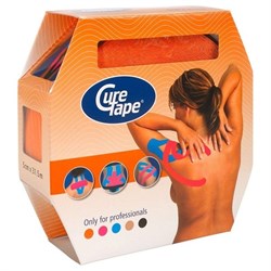 Тейп кинезиологический Curetape Giant Roll Orange арт. 160370 оранжевый - фото 86063