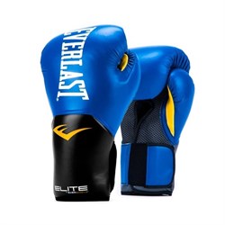 Перчатки боксерские Everlast Elite Prostyle P00001241 8 унций синий - фото 86869