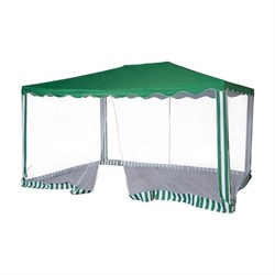 Тент садовый из полиэстера Green Glade арт.1088 (3x4x2,5м) зеленый - фото 88206