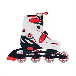 Ролики раздвижные Ridex Cricket Red р.M/35-38 - фото 88257