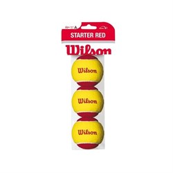 Мяч теннисный Wilson Starter Red арт.WRT137001 желто-красный - фото 88397