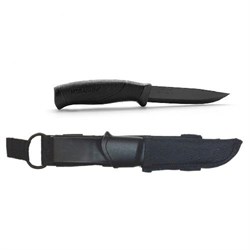 Нож Morakniv Companion Tactical BlackBlade, нержавеющая сталь, черный клинок, 12351 - фото 96278