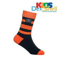 Водонепроницаемые детские носки DexShell Waterproof Children Socks M (18-20 см) оранжевые - фото 96846