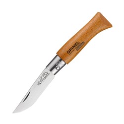 Нож Opinel №3, углеродистая сталь, рукоять из дерева бука - фото 97518