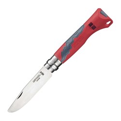 Нож Opinel №7 Outdoor Junior, красный - фото 97566