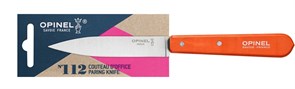 Нож столовый Opinel №112, деревянная рукоять, блистер, нержавеющая сталь, гранатовый 001916