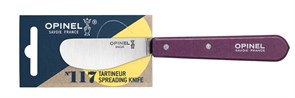 Нож для масла Opinel №117, деревянная рукоять, блистер, нержавеющая сталь, сливовый, 001934