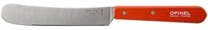 Нож столовый Opinel, деревянная рукоять, блистер, нержавеющая сталь, красный, 002176
