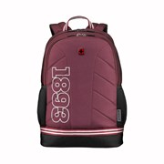 Рюкзак WENGER Collegiate Quadma 16”, красный, 100% полиэстер, 33х17х43 см, 22 л