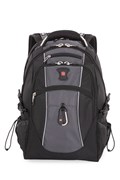 Рюкзак SWISSGEAR, 15”, чёрный/серый, полиэстер 900D/420D/М2 добби, 34x23x48 см, 38 л