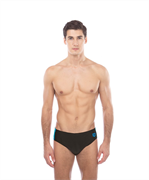 Плавки мужские Ren Brief Black/Pix Blue/Turquoise, 000992 508