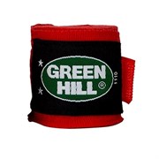 Бинт боксерский Green Hill BP-6232a  2,5м эластик красный