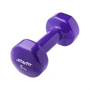 Гантель виниловая Starfit DB-101 5 кг фиолетовая