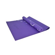 Коврик для йоги Starfit FM-102 (173x61x0,3 см) с рисунком фиолетовый