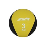 Медбол Starfit Pro GB-702 3 кг желтый