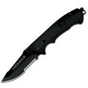 Нож Gerber Tactical Hinderer CLS, черный, серейторное лезвие, коробка, 22-01870