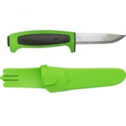 Нож Morakniv Basic 546  2019 Edition нержавеющая сталь, пласт. ручка (зеленая) чер. вставка, 13451