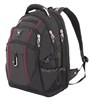 Рюкзак SWISSGEAR, 15”, чёрный/красный, полиэстер 900D/М2 добби, 34x23x48 см, 38 л - фото 110265