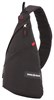 Рюкзак SWISSGEAR с одним плечевым ремнем, черный/красный, 25x15x45 см, 7 л - фото 110356
