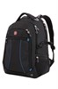 Рюкзак SWISSGEAR, 15”,чёрный/синий, полиэстер 900D/рипстоп, 36x19x47 см, 32 л - фото 110368