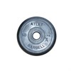 Диск обрезиненный черный Atlet Barbell d-26 1,25 кг - фото 75958