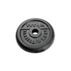 Диск обрезиненный черный Titan Barbell d-26 2,5 кг - фото 78922