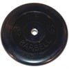 Диск обрезиненный черный Mb Barbell d-51 15 кг - фото 79088