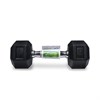 Гантель обрезиненная Starfit DB-301 4 кг черная - фото 83895