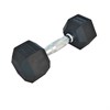 Гантель обрезиненная Starfit DB-301 9 кг черная - фото 83901