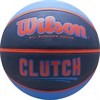 Мяч баскетбольный Wilson Clutch арт.WTB14197XB07 р.7 резина, бутил. камера, сине-оранжевый - фото 88123